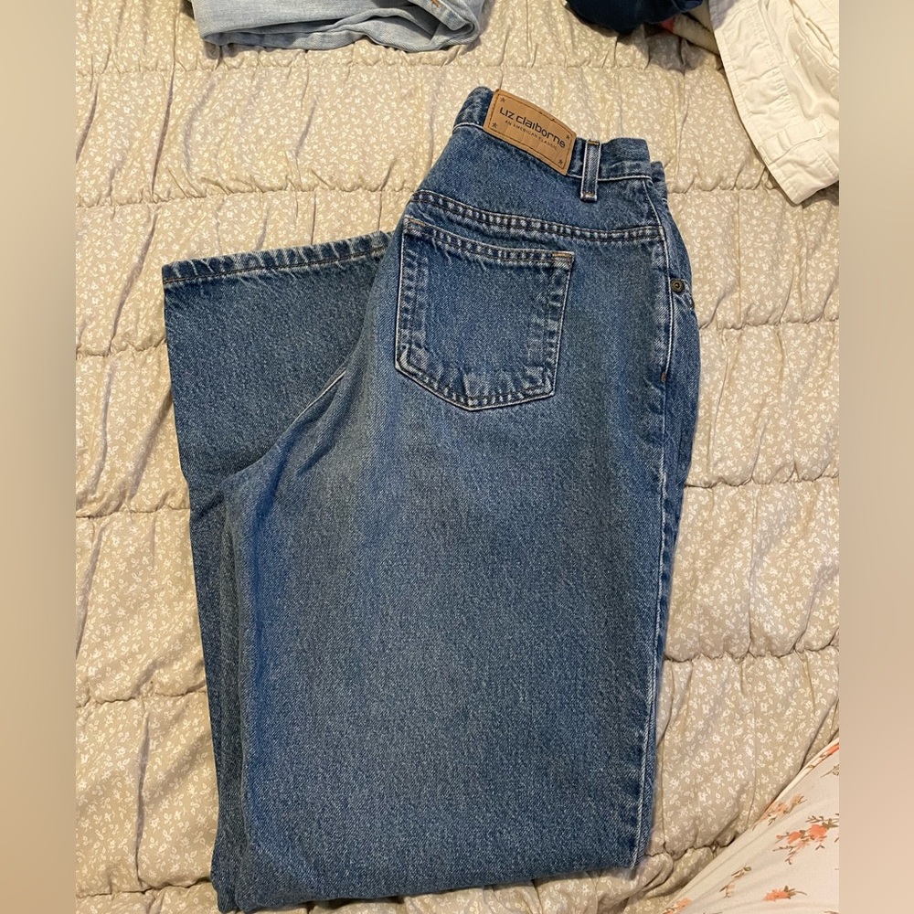 Liz Claiborne Blue Straight Leg Jeans